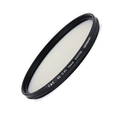 

C & C EX C-PL 72mm ultra-thin super-coated ring polarizer CPL dark ground to eliminate reflective