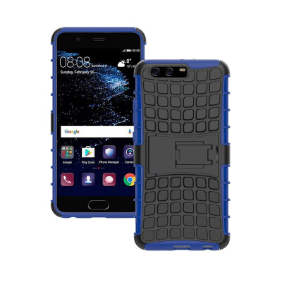 

Fivice Huawei P10 Plus Case TPU anti-fall tire pattern back clip bracket phone case