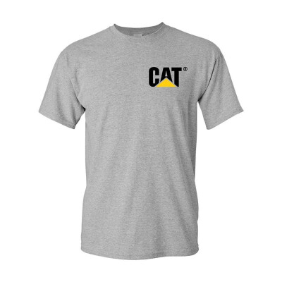 

Caterpillar T Shirt Men Cat Graphic Logo Tractor Tee