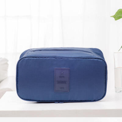 

Women Girl Travel Cosmetic Makeup Toiletry Wash Storage Case Underwear Bra Bag
