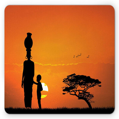 

Non Slip Rubber Gaming Comfortabe Sunset Picture Mouse Pad