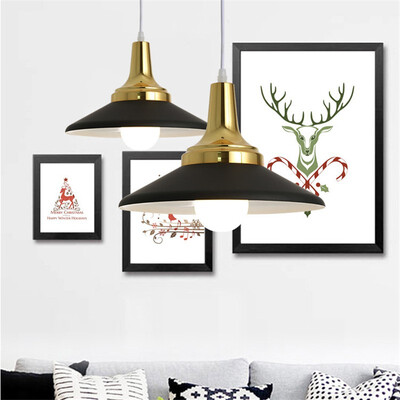 

Baycheer HL478982 945" Wide 1-Light Hanging Fixture with Metal Flared Round Shade for Cafe Restaurant