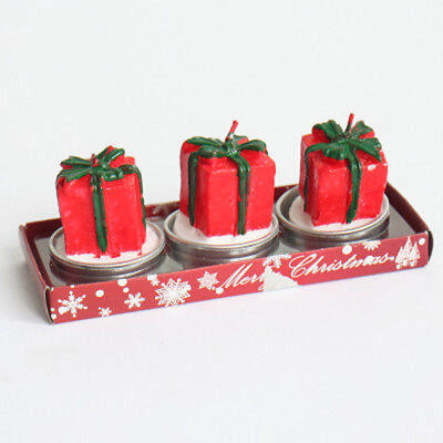 

3pcsPack Cute Christmas Party Xmas Eve Santa Claus Candles Gift Home Decoration