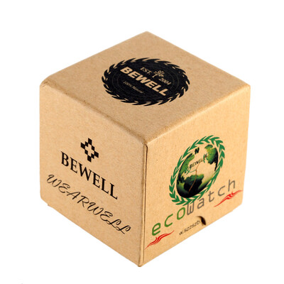 

Bewell Mini Square Cardboard Watch Box Wristwatch Case Cute Jewelry Box Gift Box Multifunctional Storage Box