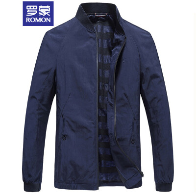 

ROMON jacket male 2018 autumn&winter new business casual jacket male 8JK981802 Navy 175