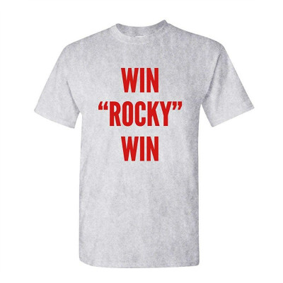 

Win Rocky Win - Boxing 80s Movie Retro - Mens Cotton T-Shirt