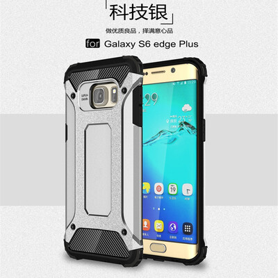 

Fivice Samsung Galaxy S6 edge plus case Luxury Silicone Diamond Armor PC Hard Shell Phone Case