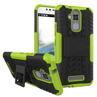 

Fivice Zenfone 3 max52"ZC520TL Case TPU anti-fall tire pattern back clip bracket phone case