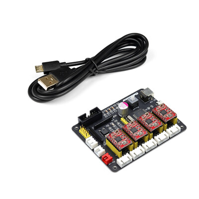 

EleksMaker EleksIVAxis XYZA 4 Axis Stepper Motor Driver Controller Board Control Panel For DIY Laser Engraver