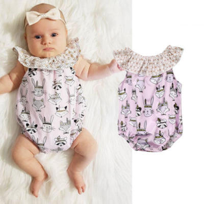 

AU Stock Newborn Kid Baby Girls Clothes Floral Outfits Jumpsuit Romper Bodysuit