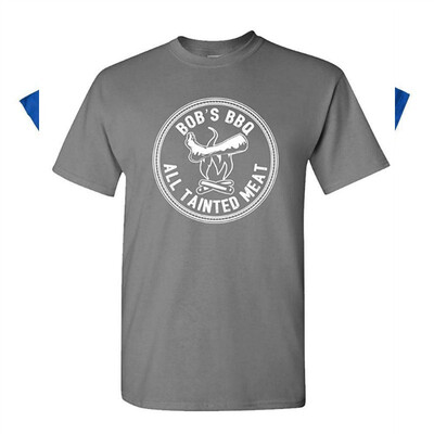 

Bobs BBQ - All Tainted Meat - Dead Zombie - Mens Cotton T-Shirt