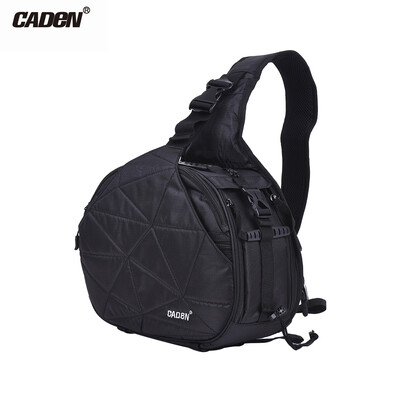 

CADeN K2 Triangle DSLR Camera Bag Cross Sling Carry Case Shockproof Waterproof with Tripod Holder for Canon Nikon Sony Olympus Pen