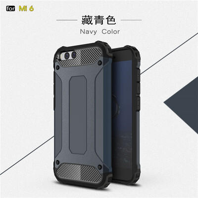 

Fivice Xiaomi MI 6 case Luxury Silicone Diamond Armor PC Hard Shell Phone Case