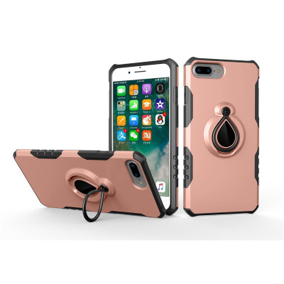 

Fivice iPhone 7 Plus8 Plus Case TPU Water Drop Ring Stand Car Power Magnetic Drop-proof Phone Case