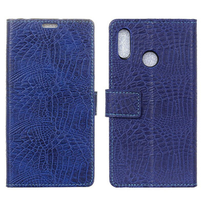 

MOONCASE Millet Mi 8 SE Crocodile Leather Case - Blue