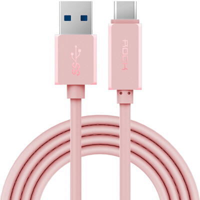 

Rockets ROCK Type-C data cable mobile phone USB30 charging cable for music millet 4C 5 Huawei P9 glory V8 Meizu PRO5 a plus 2 rose gold