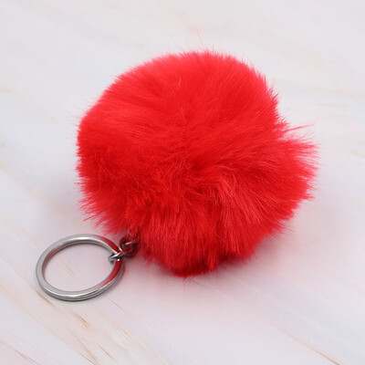 

Cute Fur Ball Keychain for Bags Pom Pom Keychain Fashion Jewelry