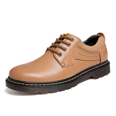 

Mens Shoes Fashion Casual Leather Walking Shoes Lace Up Breathable Shoes For Men Plus Cotton Winter Shoes Black Brown Size 38-45