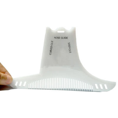 

Beard Styling Shaping Template Comb Tool Symmetry Trim Facial HairCare Barber UK