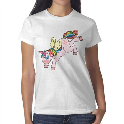 

Always Be Yourself Unicorn Women White Tshirt Cotton Interesting T-Shirts