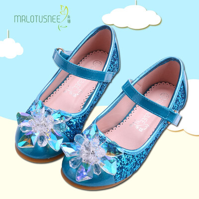 

Kids Girls Mary Jane Wedding Party Shoes Glitter Bridesmaids Low Heels Princess Dress Shoes