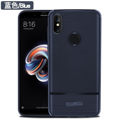 

Fivice XIAOMI Redmi note 5 Pro case Luxury silicone anti-fall lychee phone case
