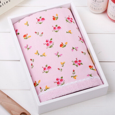 

Japan Uchino UCHINO elegant rose 1 a towel gift box cotton quality gauze material elegant elegant P pink 265 183 6cm