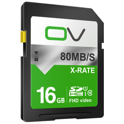 

OV SD card 16G 80MB s memory card class10 high-speed storage SDHC SLR digital camera professional high-definition camera car flash memory card