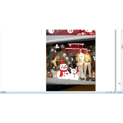 

Removable XMAS Snowman Santa Window Door Wall Stickers Home Decal Vinyl Mural