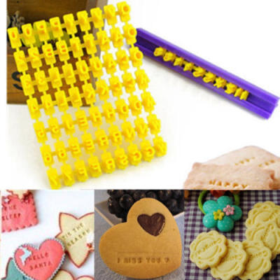 

73Pcs Number Alphabet Letter Mould Biscuit Cookie Cutter Press Stamp Cake Emboss