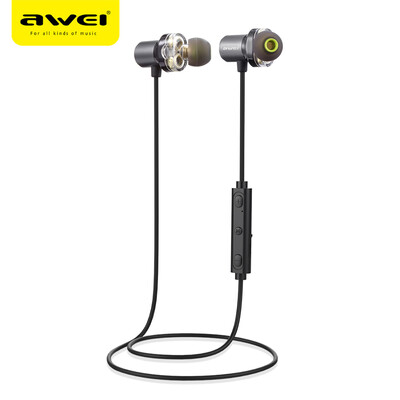 

Awei X650BL Magnet Attraction Bluetooth 41 Sports Headphones IPX5 Waterproof Dual Drivers