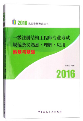 

2016年执业资格考试丛书：一级注册结构工程师专业考试规范条文熟悉·理解·应用 地基与基础