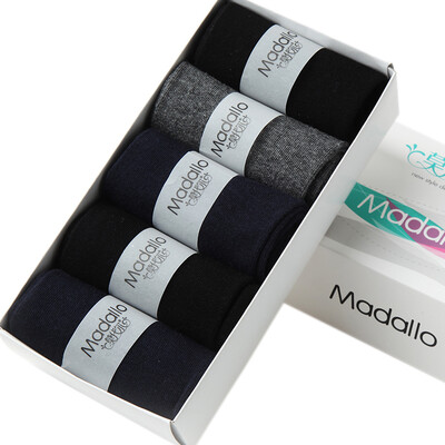 

[Супермаркет] Jingdong мужской модальных носки короткие трубки твердый дышащий хлопок носки мужчины смешивания пять пар Размер коробки подарка