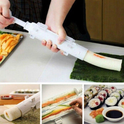

Perfect Sushi Roll Maker Kit Sushezi Rice Roller Mold Mould Chef Kitchen DIY Set