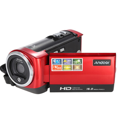 

Andoer Mini Portable LCD Screen HD 16MP 16X Digital Zoom 720P 30FPS Anti-shake Digital Video Recorder DV Camera Camcorder DVR