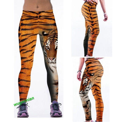 

Womens YOGA Workout Gym Print Sports Pants Leggings Fitness Stretch Trouser US