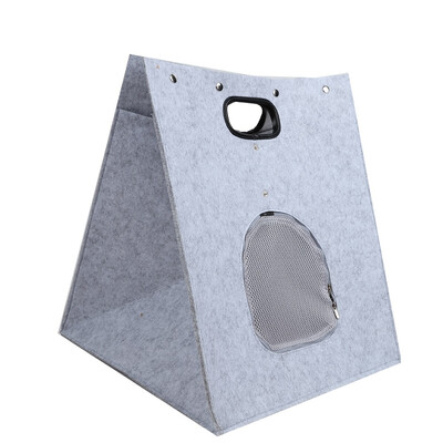 

Felt Soft Cat Dog Bed House Pet Sleeping Bag