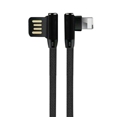 

New Micro USB Data Synchro Fast Charging Cable 90 Degree Right Angle for Iphone X 8 7 7s 7Plus 6 6s 5 5s 4 for IOS Andorid&Typ