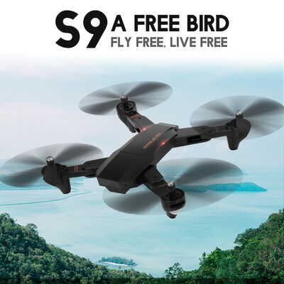 

S9 RC Drone with Camera 720P Wifi FPV for Beginner Training Christmas Gift Altitude Hold Foldable RC Quadcopter