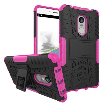 

Fivice Redmi note 4 Redmi note 4X Case TPU anti-fall tire pattern back clip bracket phone case