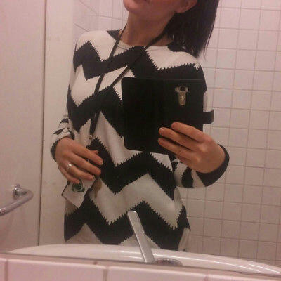 

New Womens Long Sleeve Grew Neck Loose Knitted Sweater Ladies Casual Jumper Tops