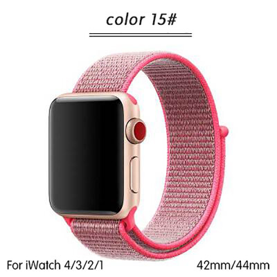 

Kebbit Nylon Sport Band for Apple Watch Series 4 3 2 1 38MM 42mm 40MM 44mm Soft Breathable Watch Strap Colorful iWatch Bands