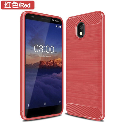 

Fivice Nokia 3 2018 case Brushed carbon fiber silicone anti-fall soft shell phone case