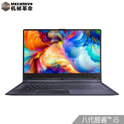 

Mechanical Revolution MECHREVO S1 Intel Core i5 14-inch narrow frame thin&light notebook i5-8265U MX250 8G 256G 72 high color domain backlit keyboard office gray