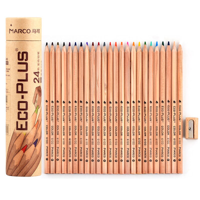 

Marco 6100-24CT Wooden Colored Pencils 24-Pack