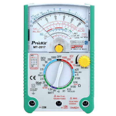 

Pojiao (Pro'skit) MT-2018 24 shift pointer anti-false test three meter multimeter