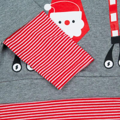 

Christmas Newborn Baby Boy Girls Striped Cotton Romper Bodysuit Outfit Clothes