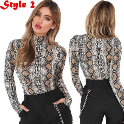 

Women Long Sleeve Turtle Neck Romper Slim Bodysuit Leotard Beach Romper Jumpsuit