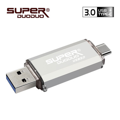 

Hotsale fashion OTG USB Flash Drive Usb 30 Pen Drive 128GB Type C Micro Usb Stick 16GB 32GB 64GB Pendrive for Type-C Device
