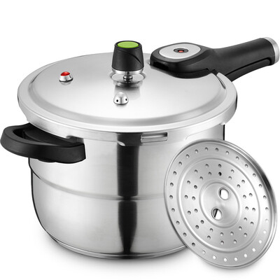

【Jingdong Supermarket】 Ai Shida 24CM six insurance stainless steel T-pressure cooker YS24T1WG complex gas appliance Induction Cooker Universal pressure cooker with steam grate